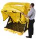 A1645STCE Rotary Soft Top 4-Drum Spill Containment Pallet